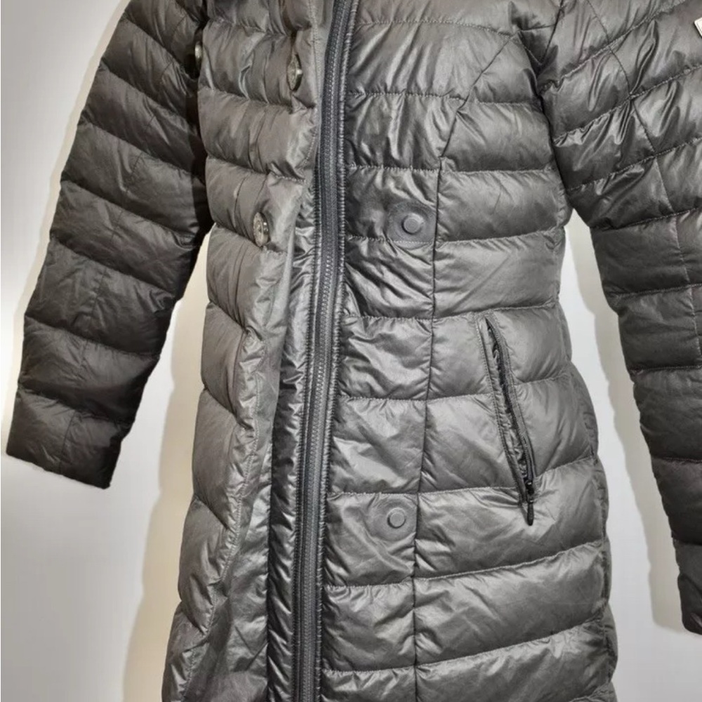 Women's Gray Puffer Coat - Picture 2 of 6